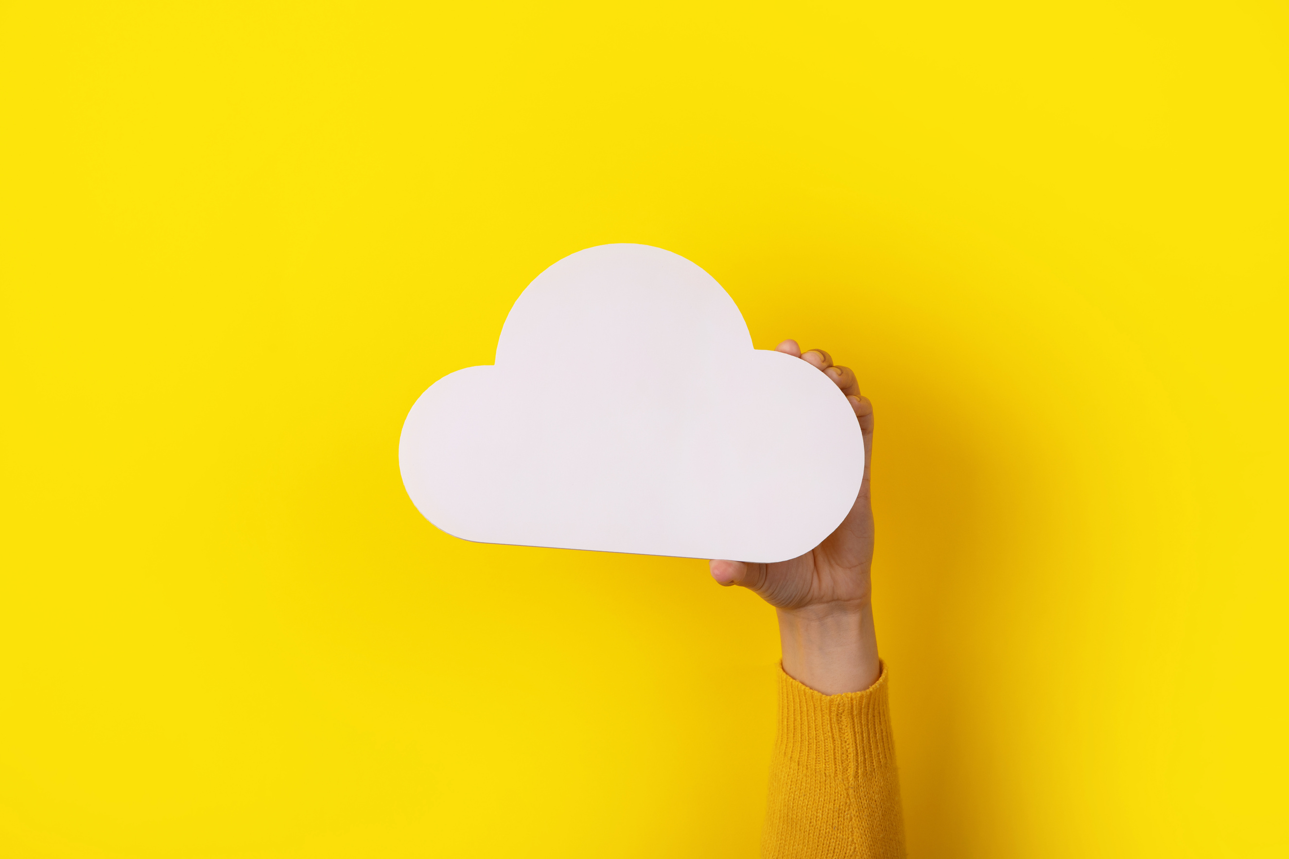 Hand Holding Cloud